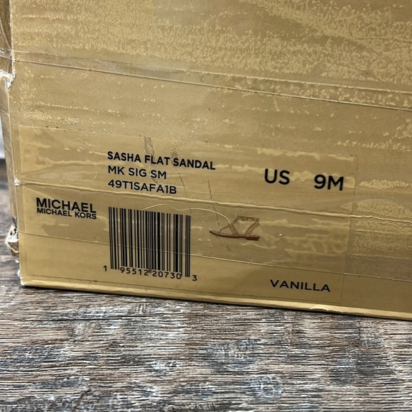 NEW Michael Kors SASHA Logo Sandals Size 9 - Picture 11 of 13